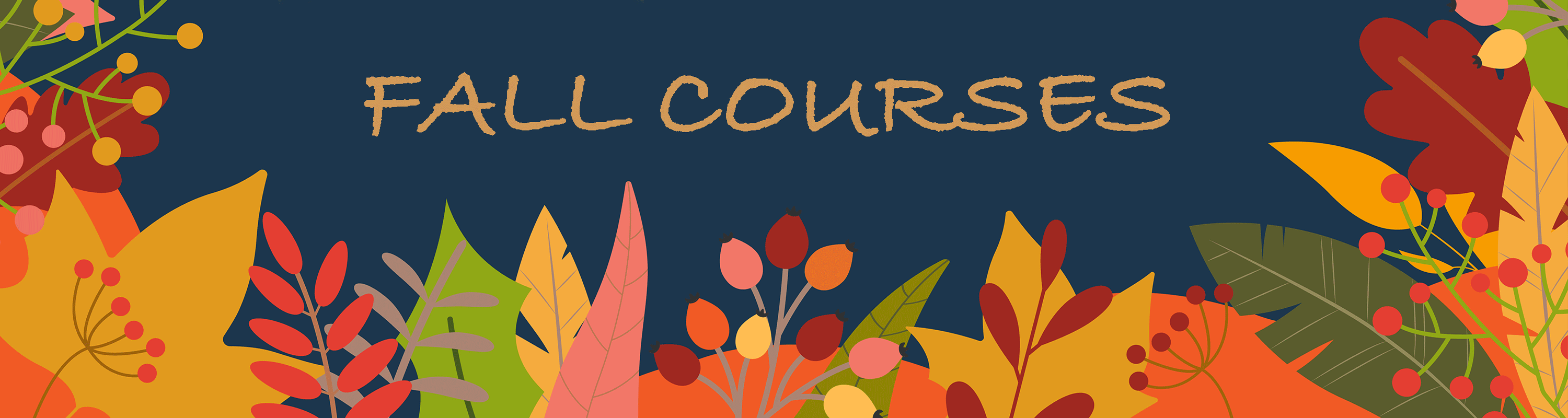 Fall 2025 Certificates & Classes banner